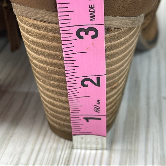 Franco Sarto Dotty Brown Ankle Boots 9M - Picture 8 of 9